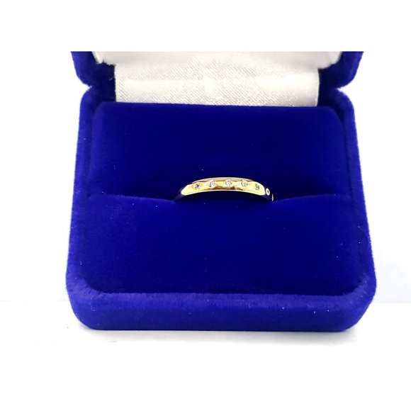 14K REAL GOLD Ladies Band Ring 6.5 - Picture 9 of 10